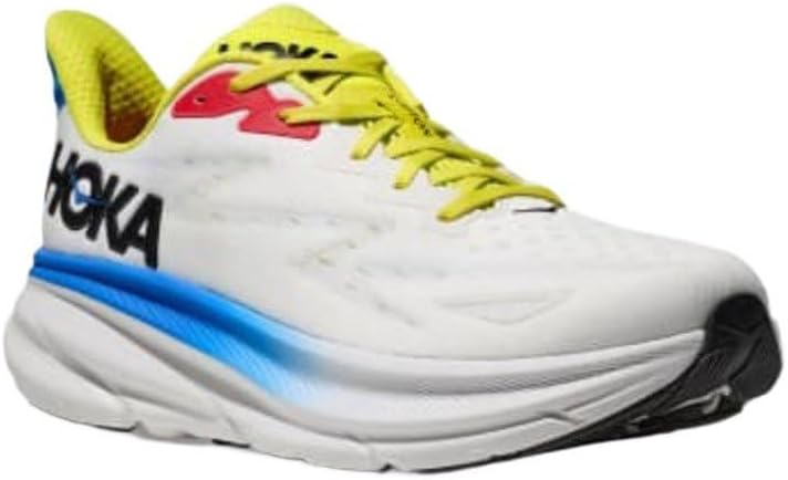 Hoka Clifton 9 Running Shoes Man White Blue