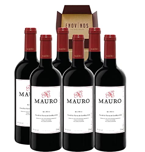 Vino Tinto Mauro - Mejor Seleccion Enovinos - Enviado y Seleccionado por ENOVINOS THE WINE BRAND (6 BOTELLAS)