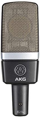 AKG Pro Audio C214 Professional Large-Diaphragm Condenser Microphone, Grey