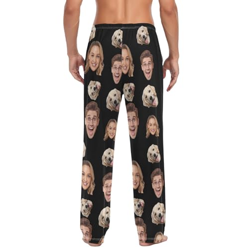Personalized Pajama Pants for Men Long Custom Sweatpants Funny Pajama Bottoms Sleepwear Sleep Pant Pj Pants2