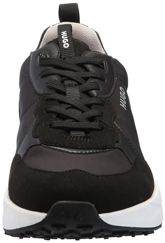 Image of HUGO Mens Running Style Mix Material Sneakers