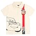 Disney Cars Lightning McQueen Toddler Boys Polo Shirt and Shorts Outfit Set White/Gray 3T
