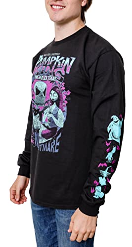 Disney Nightmare Before Christmas Jack Skellington Nightmare King World Tour T-Shirt3