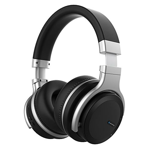 E7 PRO Active Noise Cancelling Bluetooth Headphones with Free Carring Case, Wireless Headphones Over Ear 30H Playtime Hi-Fi Stereo Sound, Microphone for Travel Work PC TV