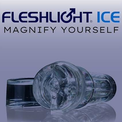 Fleshlight Ice Butt Crystal - Masturbador Masculino - Experiencia Real - Superskin - Fácil de Limpiar