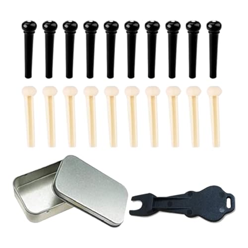 LALADEFIEE 1 セット ギター弦の爪 ピン サドルナットピン ギター ボーン チューナーギター アコースティックギターの 抽出ツール プラスチック