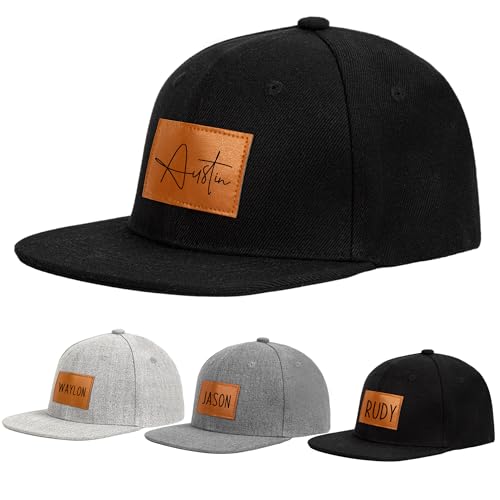 Mostop Casquette personnalisée pour Tout-Petit, Casquette de Baseball personnalisée pour Enfant, Casquette de Camion réglable, Casquette Snapback pour bébé garçon