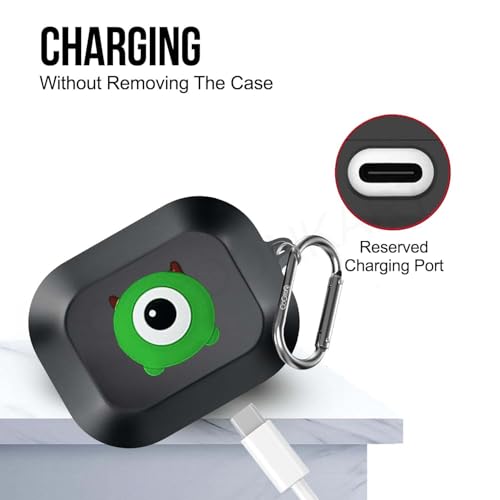 Image of Cocoonkart Soft Silicone Case Cover Compatible for Realme Buds Air 8 (MrQ)