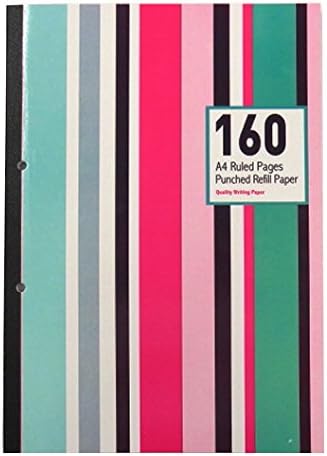 8774円 73 以上節約 Grafixストライプrefillノートブック テープバインドされ 160ページ ルールド 余白 2穴