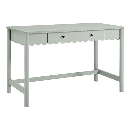 Modway Emmeline Scallop Desk in Sage