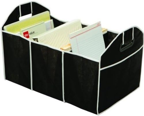 Miniatura 5 de Juego de organizador de maletero plegable y enfriador 2 en 1 el organizador de maletero de tres secciones se puede plegar para ahorrar espacio, y