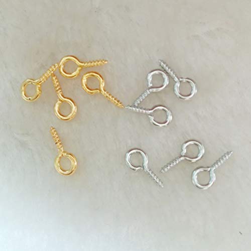 Healifty 300 Pcs Pequeno Parafuso Olho para Projetos de Artesanato Artes Garrafas Top de CortiÃ§a Fa