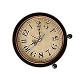 Reloj para uso diario: este sencillo reloj de mesa es resistente y su mano de obra mantiene el reloj con un uso prolongado, reloj de escritorio retro