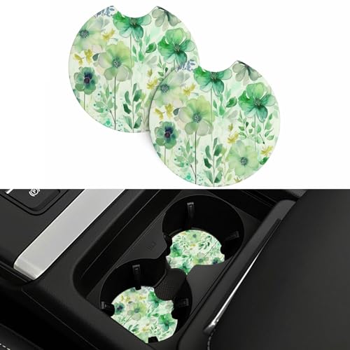 Portavasos para carro, juego 2 piezas, antideslizante negro miniatura 5
