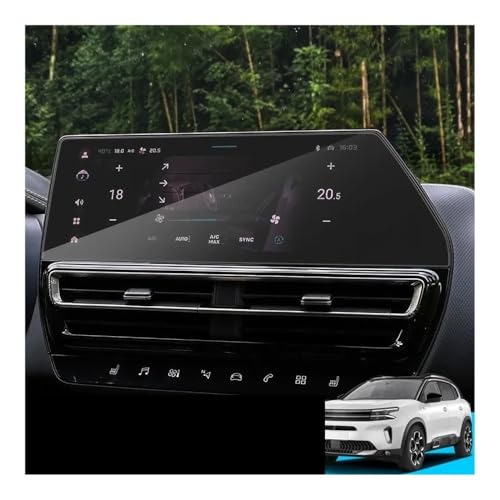 Écran GPS Citroën C5 2022 protégé des rayures grâce au verre 10" - 2