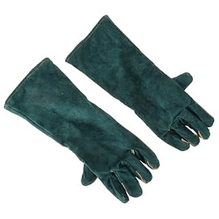 SLIAXINT gants anti-morsure en cuir de vachette 45 cm