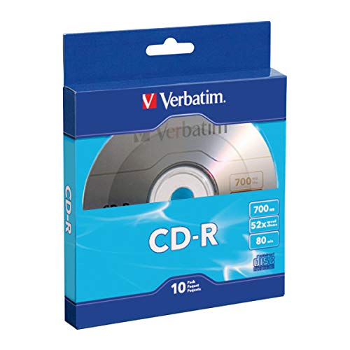 Verbatim Corporation 97955 10Pk Cd-R 52X 700Mb Bulk #TOP23