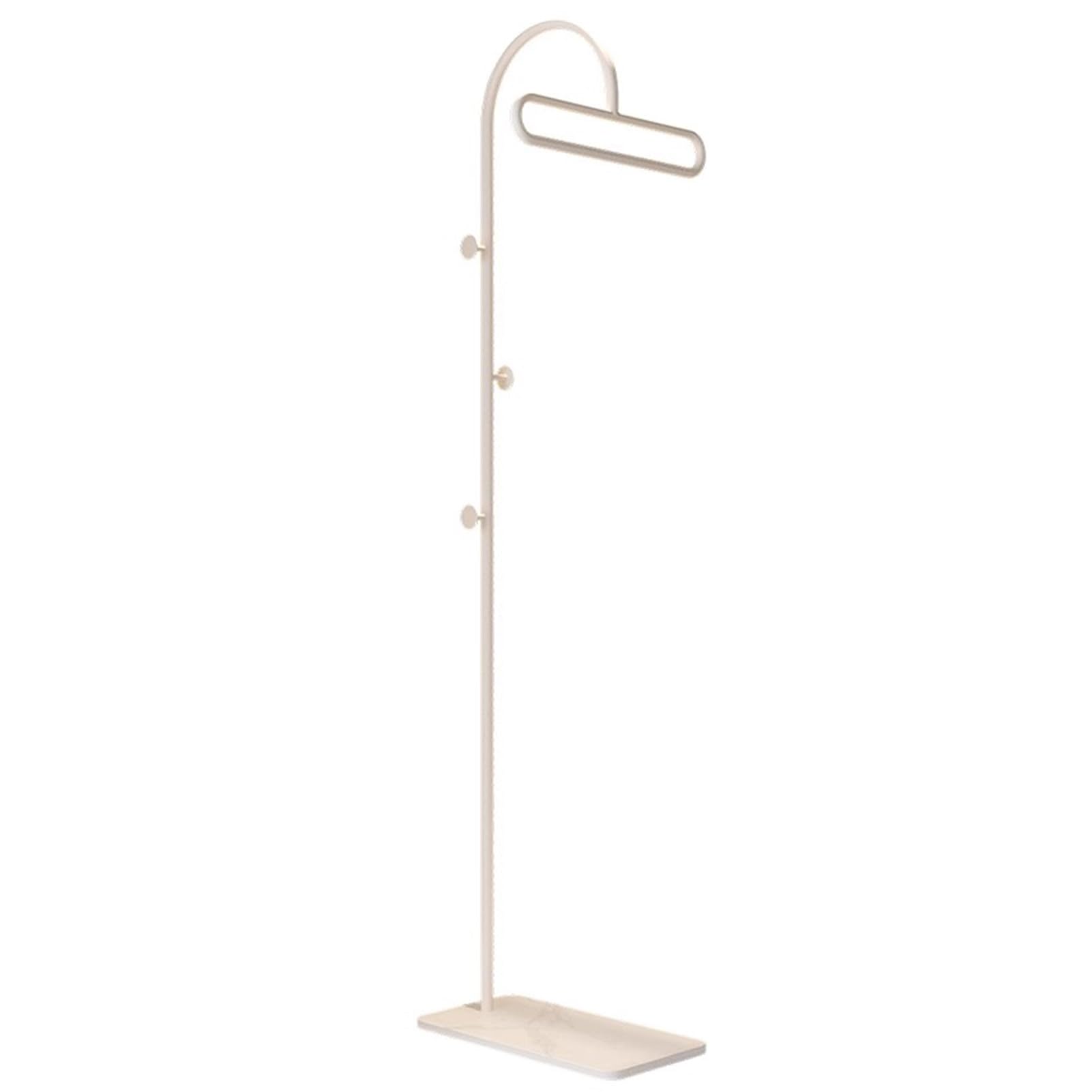 SXYKXYDL Heavy Duty Garment Rack, Freestanding Metal Clothes Hanger with 3 Hooks, Modern Coat Rack for Entryway, Bedroom, Office, Easy to Assemble, Marble Base