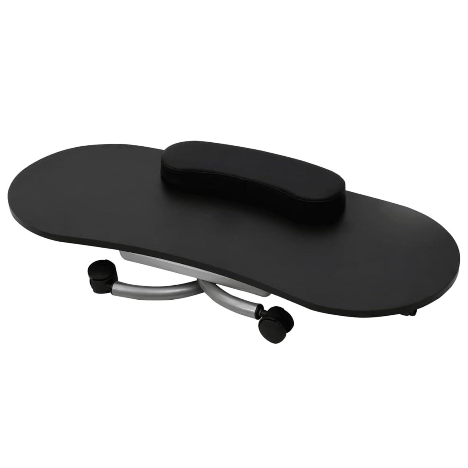 Fasba Mesa de manicura Plegable con Ruedas Negra