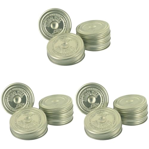 Le Parfait - Sachet de 6 couvercles Familia Wiss - 100mm, Orange (Lot de 3)