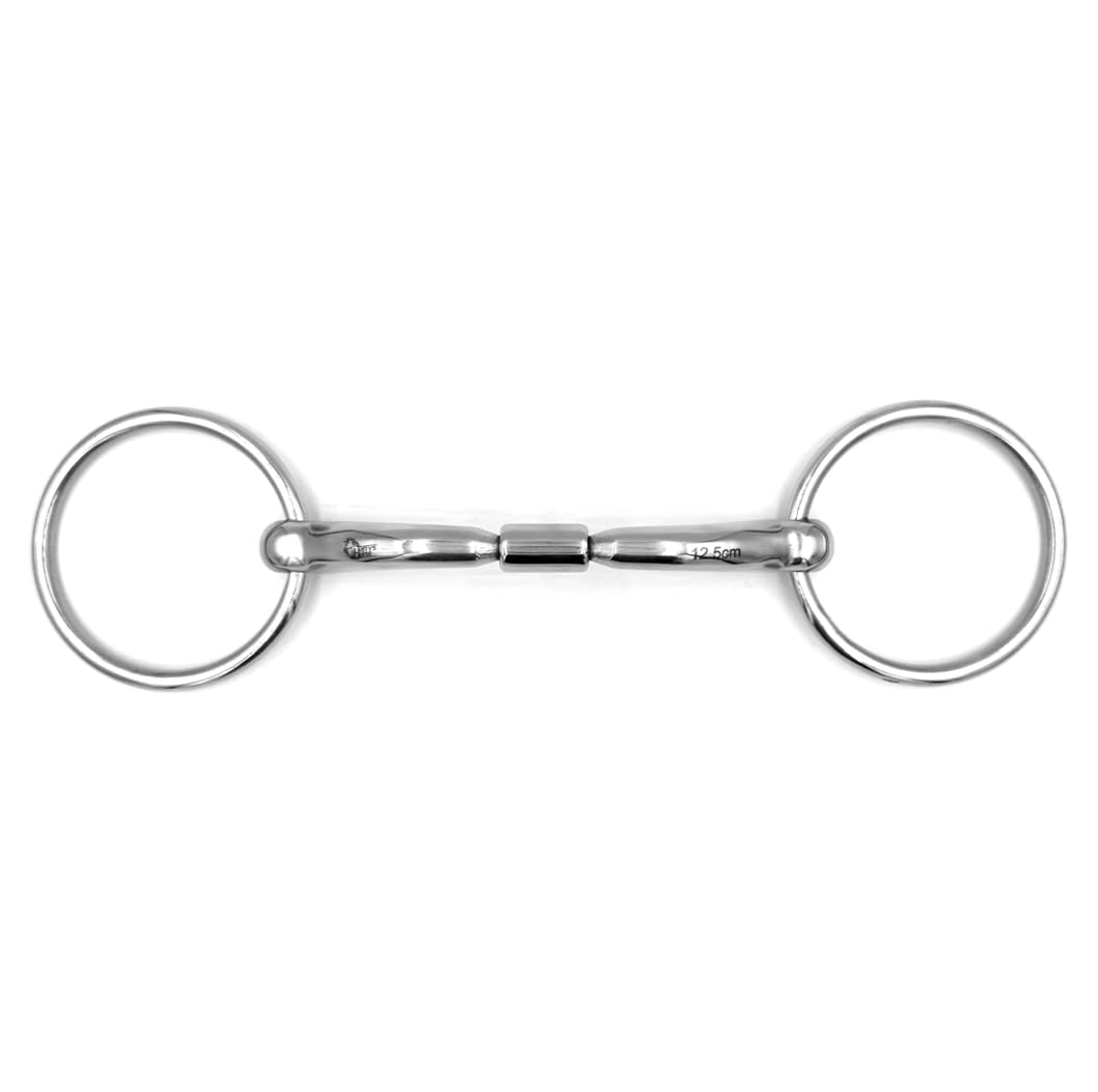 ES0029 ErgoBit Wassertrense Doppelt Gebrochen Roll-R 66mm/14mm, 13.5 cm