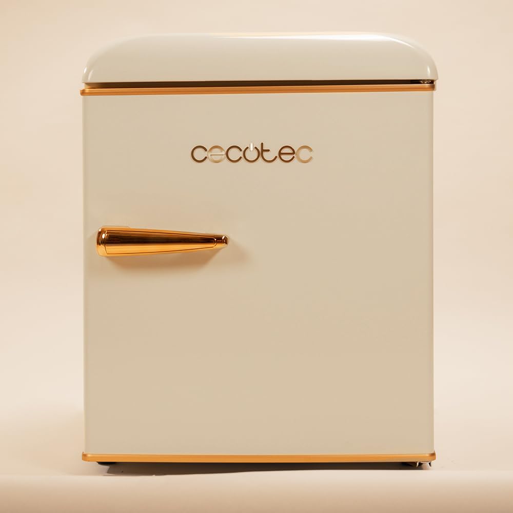 Cecotec Bolero CoolMarket TT Origin 45 Réfrigérateur 55cm 44,7cm Classe Énergétique E Beige