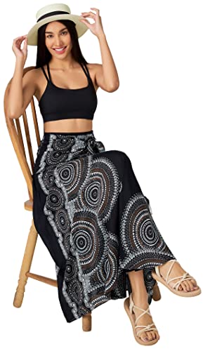 Image of Joob Joob Long Boho Skirts for Women - Bohemian Hippie Maxi Summer Skirt
