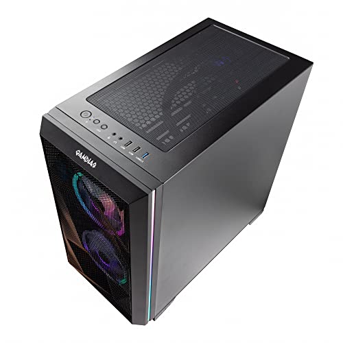 Image of Velztorm Mini Pilum Custom Built Gaming Desktop PC (AMD Ryzen 7 5700X, GeForce RTX 5060, 32GB DDR4, 1TB PCIe SSD, 120mm AIO, 750W PSU, WiFi 4, RJ-45, HDMI, Win 11 Pro)
