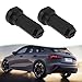 ECSiNG 2Pcs Rear Light Screw M6 Car Tail Light Fastening Nut 8P0945300 Compatible with TT (2007-2014) A3 (2005-2013) A6 (2005-2011) Black