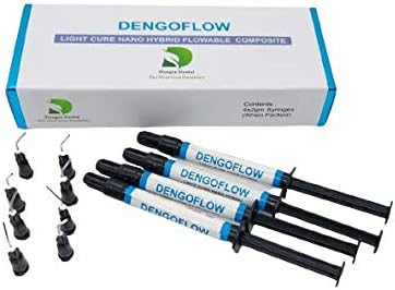 Dengen Dental Dengoflow Flo Flowable Composite 4 Syringes A2 Shade