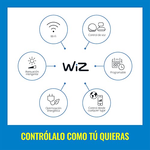 Image of WiZ LED Smart Light Bulbs, Sunset to Sunrise Automation + Motion Detection + Control with Voice or App, Full Color A19 60W 800LM E26 Indoor, Matter Compatible - 1 Pack