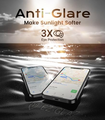 Image of EZ-GLAZ-3-Pack Matte Screen Protector for iPhone 13 /13 Pro /14 /16e