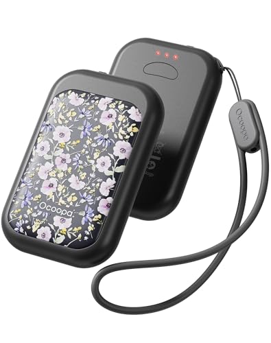 OCOOPA Magnetic Rechargeable Hand Warmers 2 Pack, Card-Style Electric AI Hand Warmers 5000mAh, Pocket Portable Hands Heater, UL Certified, for Men Women, Hunting Essentials, UT4 Young