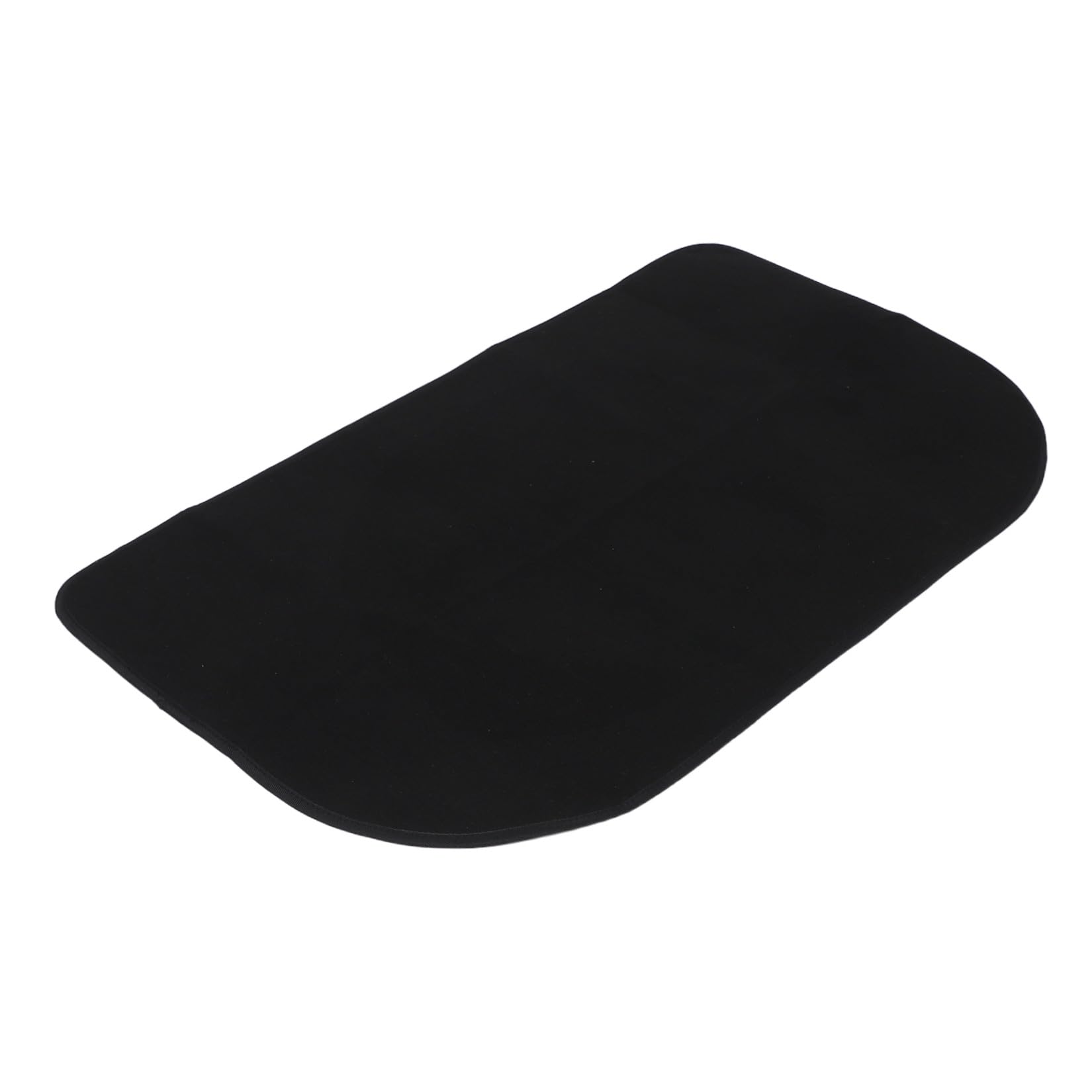 Tappeto Ignifugo per Caminetto Mezza Luna 40x60 Cm in Poliestere e Pvc Resistente al Calore per Protezione Pavimento Interno ed Esterno Inverno