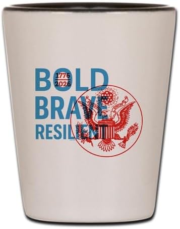 CafePress America250: Bold Unique and Funny Shot Glass