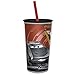 Zak Designs Disney Cars 3 - Embossed DW Tumbler with Durable Straw - Fully Wrapped Inner Artwork Makes Your Favorite Characters Pop Out, Press-In Lid Keeps Liquids In (10.5oz, BPA Free)