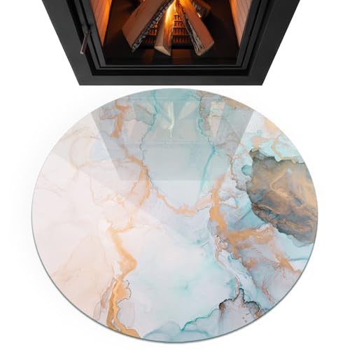 Plaque de cheminée résistant à la chaleur et aux étincelles de feu - 4