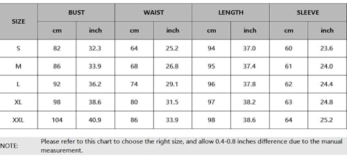 Variante de EIRUKON vestido invitada otoño manga larga Beige XXL