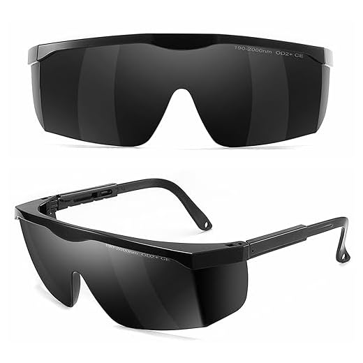 Alsenor IPL 190nm-2000nm Laser Safety Glasses Goggles For Laser Cosmetology Operator Eye Protection And Laser Hair Removal Treatment