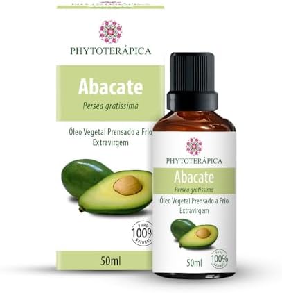Óleo Vegetal de Abacate Phytoterápica 60ml para Pele e Cabelo, Hi...