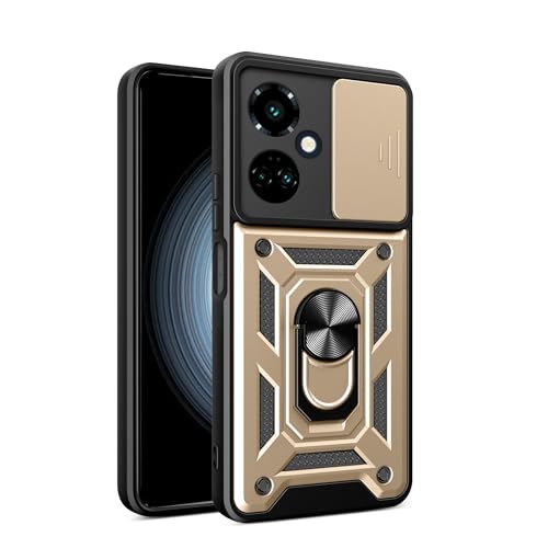 Coque Tecno Camon 19 antichoc double couche rigide or