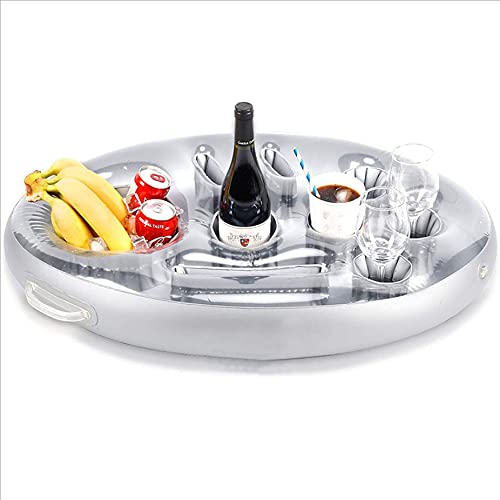 Buy Floating Drink Holder for Pools and Hot Tub,28 Inch Inflatable Pool