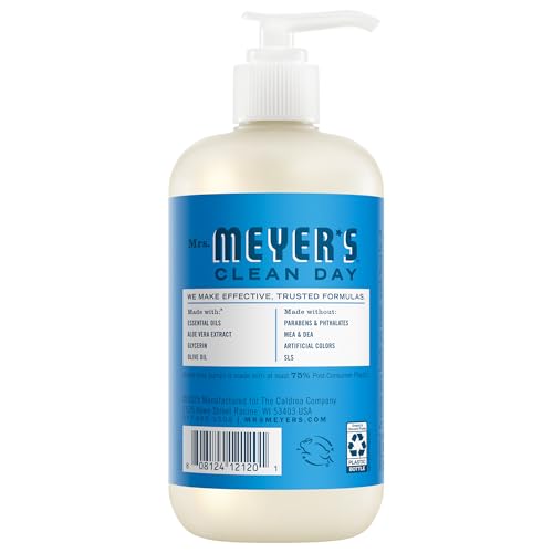 Image of Mrs. MEYER'S CLEAN DAY Hand Soap, Blueberry Scent, 12.5 Fl Oz Bottle - 3 Pack