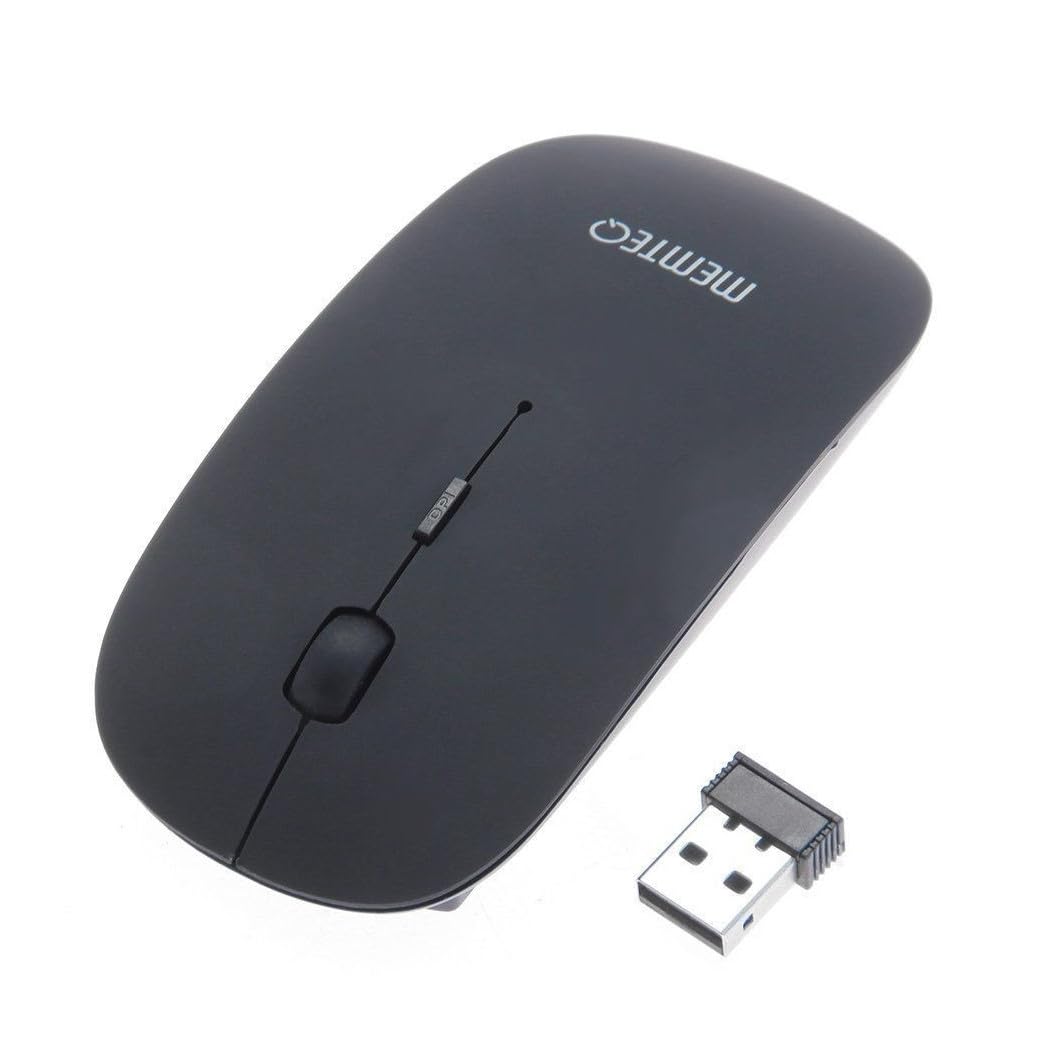 Trade Shop Traesio - Mouse Ottico Wireless 2.4 G Grigio Usb 10Mt - 4