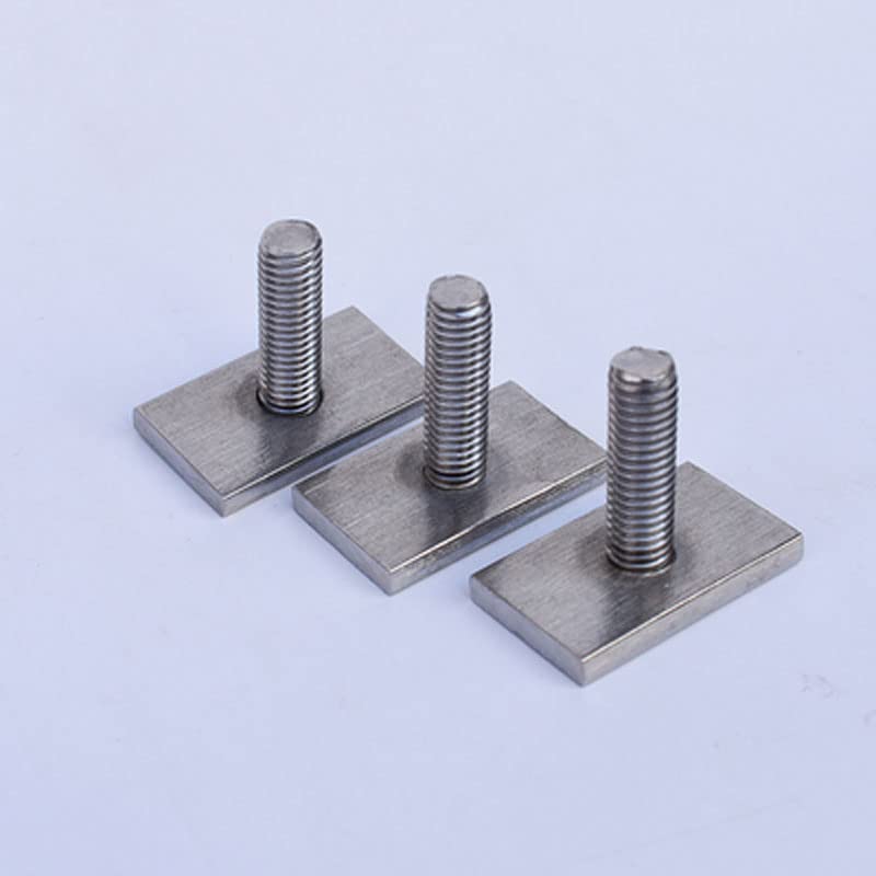 1PCS T Type Screw Rectangle Welding Screws Square Head Bolts M8 M10 - (Size: M8x29mm)