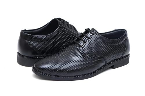 Image of ARAMISH Boy's Genuine Leather Derby Lace Up Formal Shoes