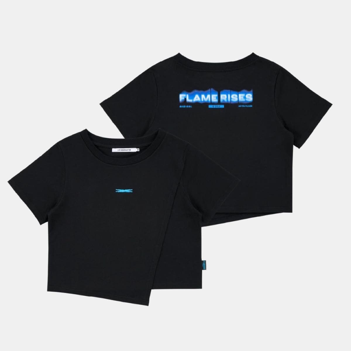 Amazon.co.jp: ルセラフィム クロップ Tシャツ FLAME RISES JAPAN 公式 