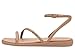 Crocs Womens Miami Ankle Strap Sandals, Milk Chocolate, 8 Medium