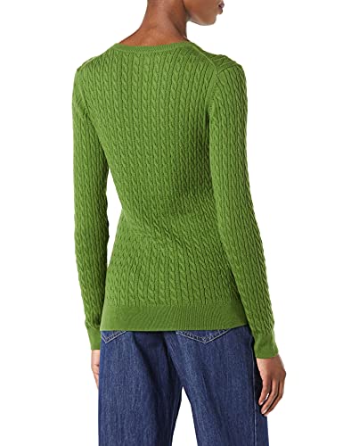 Image of Amazon Essentials Women's Lightweight Cable Crewneck Sweater, Long Sleeve (Available in Plus Size)