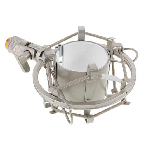 Mikinona Montaje Antivibración para Micrófono Condensador Soporte para Estudio Clip Suspensión con Alta Aislación para Grabación y Streaming Profesional